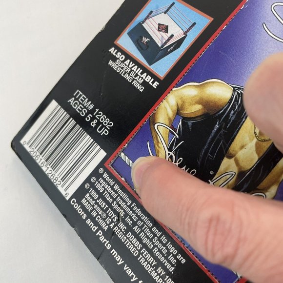 WWF Stone Cold Steve Austin Bendems #12682 JusToys 1999 SERIES XI poseable - Picture 5 of 6